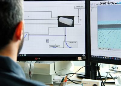 HIL-Simulation for Barges with Mooring Lines